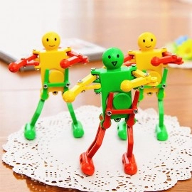 1pc Clockwork Wind Up Dancing Robot Toy for Baby Kids Twisted Ass Dancing on the Chain Developmental Gift Puzzle Great Toys