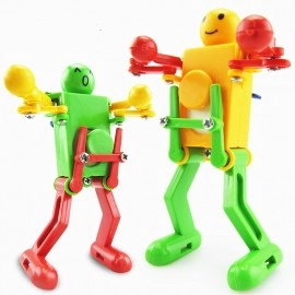 1pc Clockwork Wind Up Dancing Robot Toy for Baby Kids Twisted Ass Dancing on the Chain Developmental Gift Puzzle Great Toys